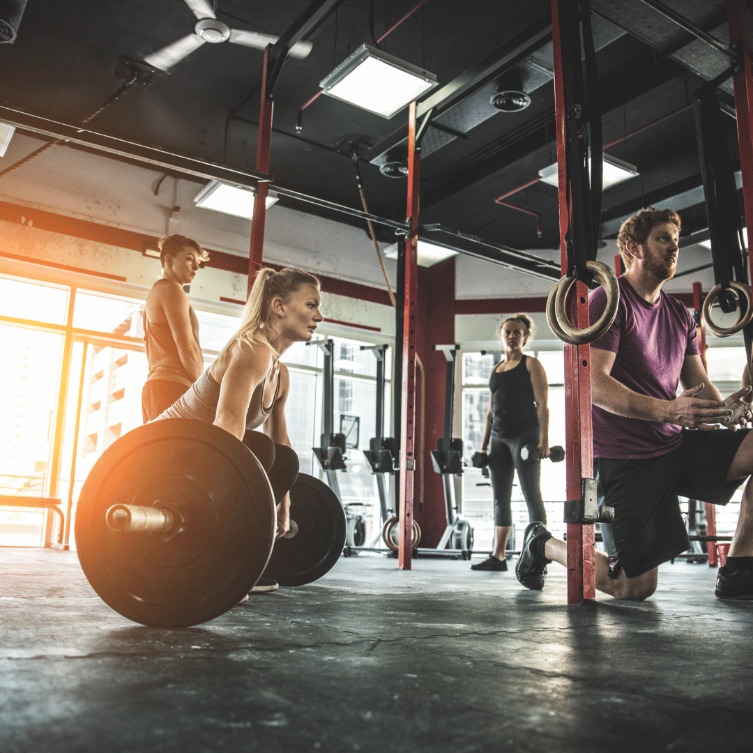 People using equipment at a WorkCover registered gym to help with their rehabilitation People using equipment at a WorkCover registered gym to help with their rehabilitation